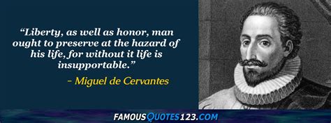 Miguel de Cervantes Quotes on Life, Achievement, Courage and Truth