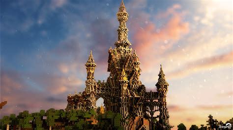 Medieval Castle Minecraft Hub (100x100) - Minecraft-Premade