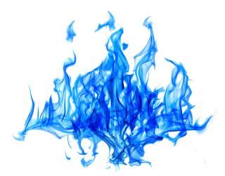 Blue Fire Background