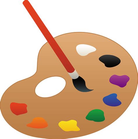 Color - Paint Palette Clip Art - Png Download - Full Size Clipart (#1423454) - PinClipart