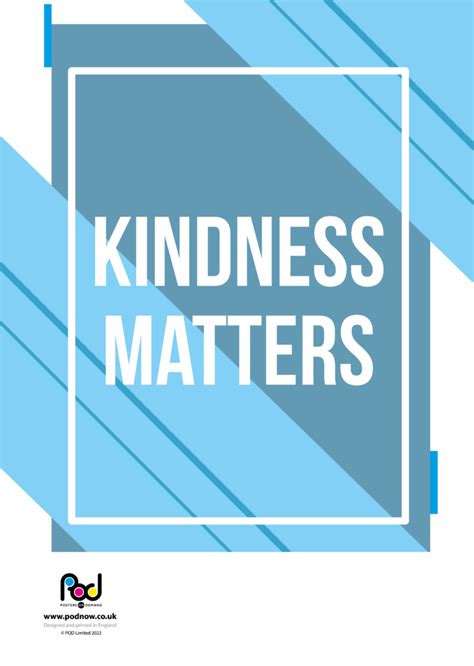 Kindness matters | Posters | POD | Posters On Demand