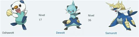 Oshawott Evolution