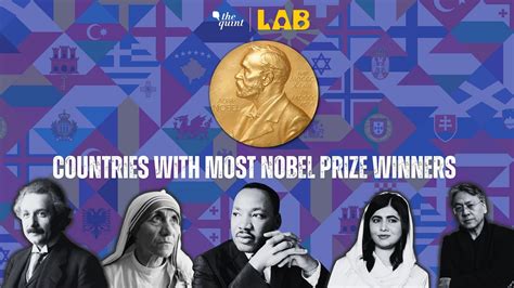 Nobel Prize Infographic: Which Country Has Most Winners? How Many Women Have Won?