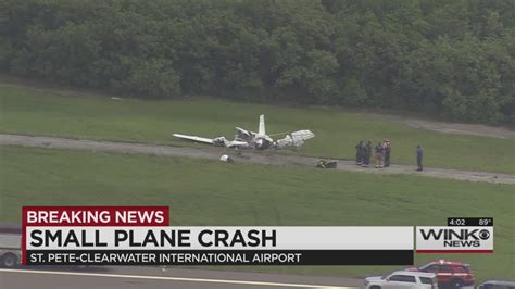 1 dead in small plane crash at St. Pete-Clearwater airport | WINK NEWS