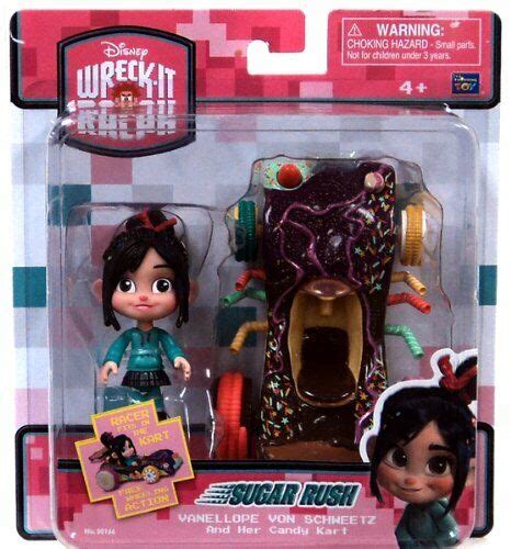 Thinkway Toys Wreck It Ralph Vanellope Von Schweetz Sugar Rush Doll Figure | ubicaciondepersonas ...