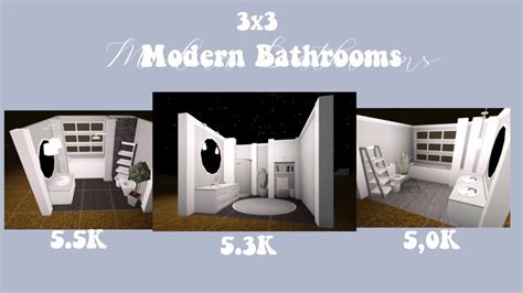 Bloxburg Bathroom Ideas 3x3