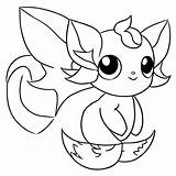 Chibi Pokemon Coloring Pages sketch template