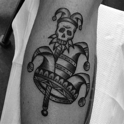 50 Jester Tattoo Designs For Men - Entertainer Ink Ideas | Jester ...