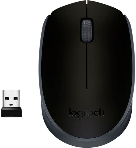 Logitech M170 Wireless Compact Optical Ambidextrous Mouse Black 910-004940 - Best Buy