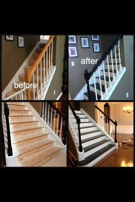 Stairs - Before and After | Stairs | Pinterest