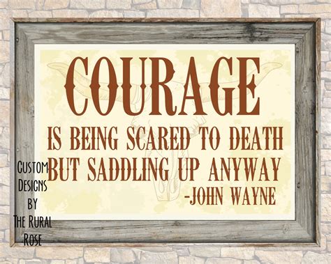 Courage John Wayne Quote Printable