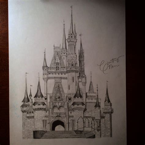 Castle Pencil Drawing at GetDrawings | Free download