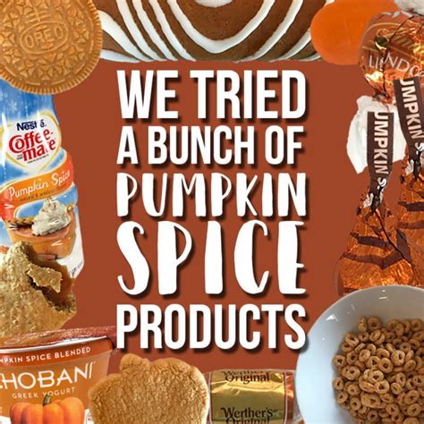 We Tried 12 Different Pumpkin Spice Foods Because We're Basic And Proud | Pumpkin spice, Food ...