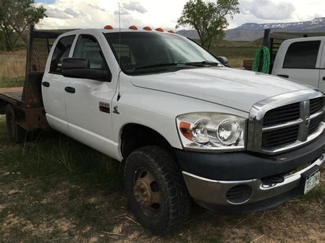 2007 Dodge Ram 3500 Diesel Dually w/Flatbed, 6s | United Country Online ...