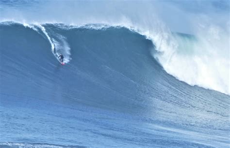 Nazare, Portugal. Big wave festival