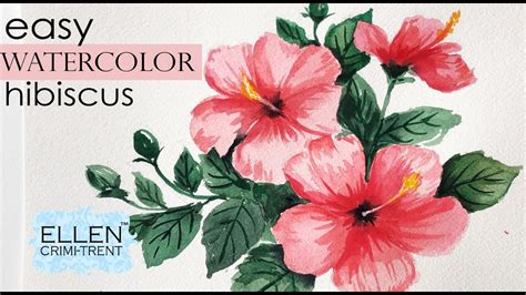 Hibiscus Watercolor