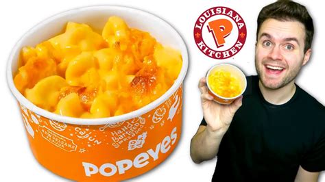 Popeyes NEW Homestyle Mac & Cheese REVIEW! - YouTube