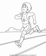Jogging Pages Printable Coloring sketch template