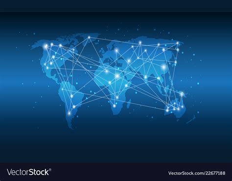 High Tech World Map