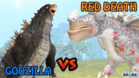 Godzilla vs Red Death | Kaiju vs Cartoon [S1E1] | SPORE - YouTube