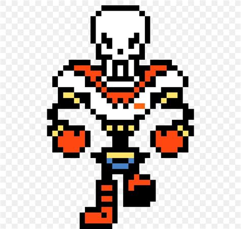 Undertale Pixel Art Papyrus Sprite, PNG, 500x778px, Watercolor, Cartoon, Flower, Frame, Heart ...