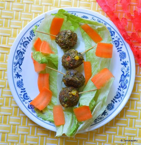 Vegetable Kabab ~ Tamalapaku