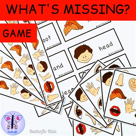 ESL Body Parts Game (What’s Missing?) – Butterflo Kids