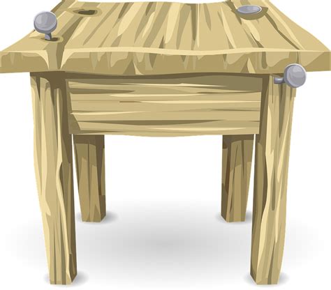 Table Desk Wood · Free vector graphic on Pixabay
