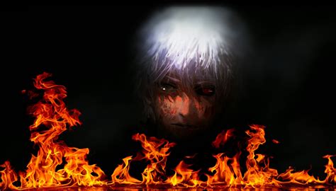 #923656 simple background, red eyes, fire, face, anime - Rare Gallery HD Wallpapers