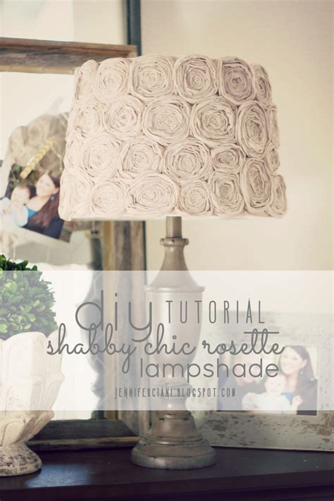 Diy Shabby Chic Rosette Lamp Shade | Simply Ciani