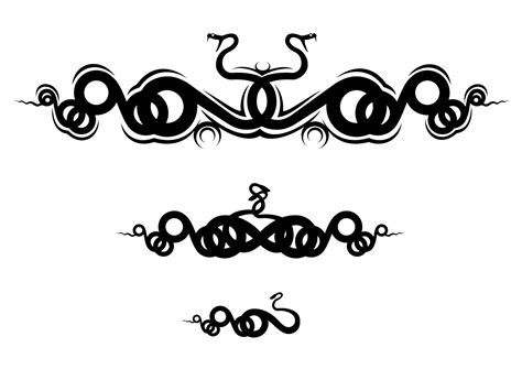 Snake isolated tattoo 11214879 Vector Art at Vecteezy