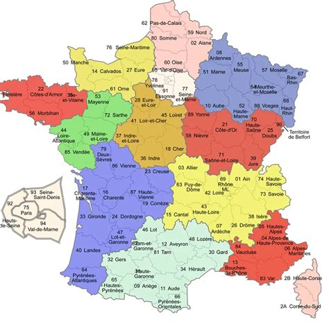 Décrypter 55+ imagen carte départementale france - fr.thptnganamst.edu.vn