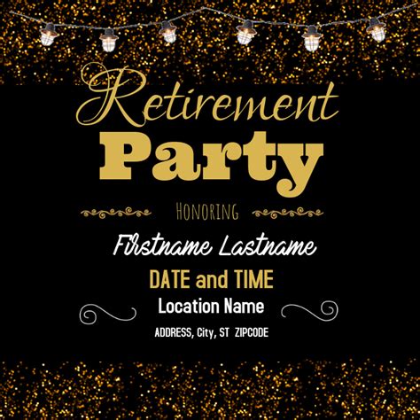 Copy of Retirement Party | PosterMyWall