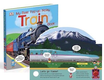 Train Pop Up Book w/ Sound Noisy Train Book by Dorling Kindersley New ...