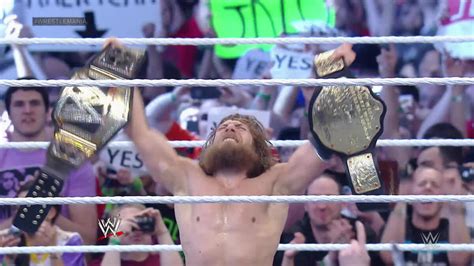 Daniel Bryan wins the WWE World Heavyweight Championship: WrestleMania ...