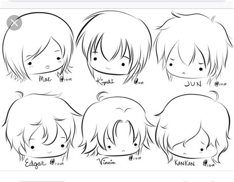 How To Draw Anime Chibi Boy Hairstyles Chibi Drawings Boy Hair | Images and Photos finder