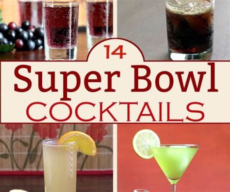 14 Super Bowl Cocktails - Mix That Drink | Superbowl cocktails, Super bowl drinks, Fun cocktails