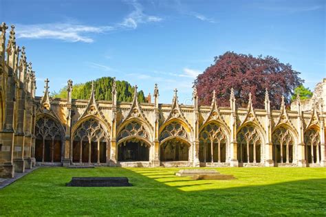 Cloister Garden Canterbury Cathedral Canterbury Kent Stock Photos - Free & Royalty-Free Stock ...