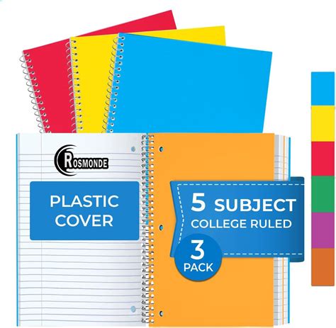 Buy Bulk Wholesale Premium Quality 5-Subject College Ruled Notebooks ...