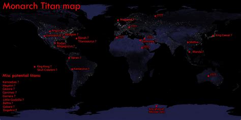 Purely Speculative Monarch Titan Location Map I Made Before KOTM had ...