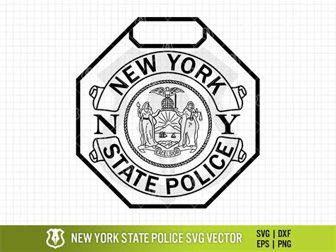 New York State Police Badge, NY State Police Department Law Enforcement ...