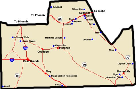 Ghost Towns of Arizona - Pinal County Arizona ghost towns