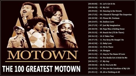 Motown greatest hits full album - 100 greatest motown songs - Motown ...