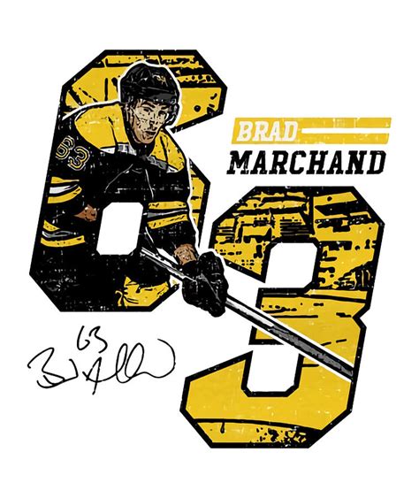 Brad Marchand Offset Digital Art by Kelvin Kent | Pixels