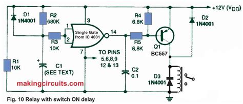 Time Delay Circuit Diagram