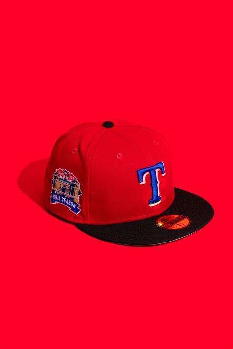 NEW ERA “TOP" TEXAS RANGERS FITTED HAT (RED/BLACK) – So Fresh Clothing