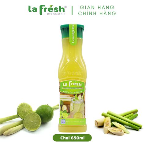 Nước cốt Chanh sả 650ml | Nước cốt Chanh sả | Đặc sản đà lạt