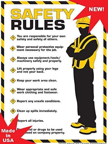 Buy Workplace Safety Rules 18" X 24" Online at desertcartOMAN