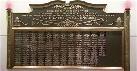 FDNY Adds 22 Names To Memorial Wall Honoring Service At WTC Ground Zero ...