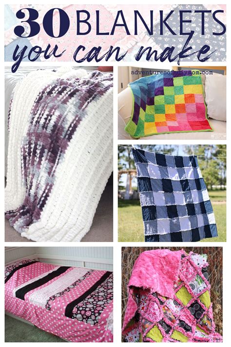 How to Make a Blanket {30 easy DIY blankets} - Adventures of a DIY Mom